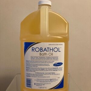 Robathol Bath Oil for Sensitive Skin by Vanicream. Gallon Size.